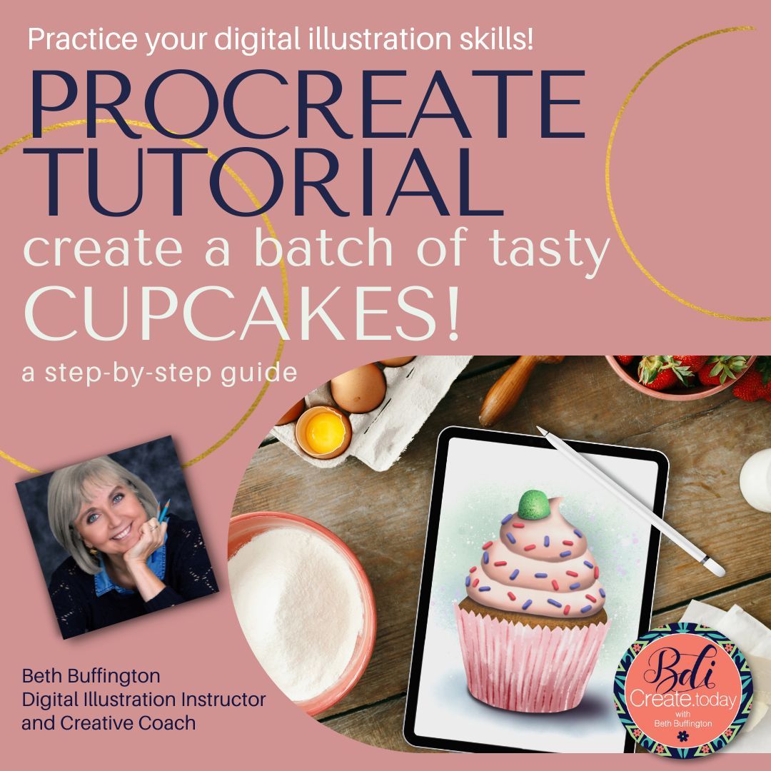 Procreate Tutorial: Cupcakes